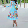 "Elegance in Motion – High-Waisted Pleated Dresses with Sleek Long Sleeves"